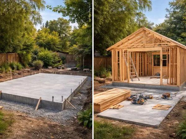 Outdoor Foundation & Structural Framing